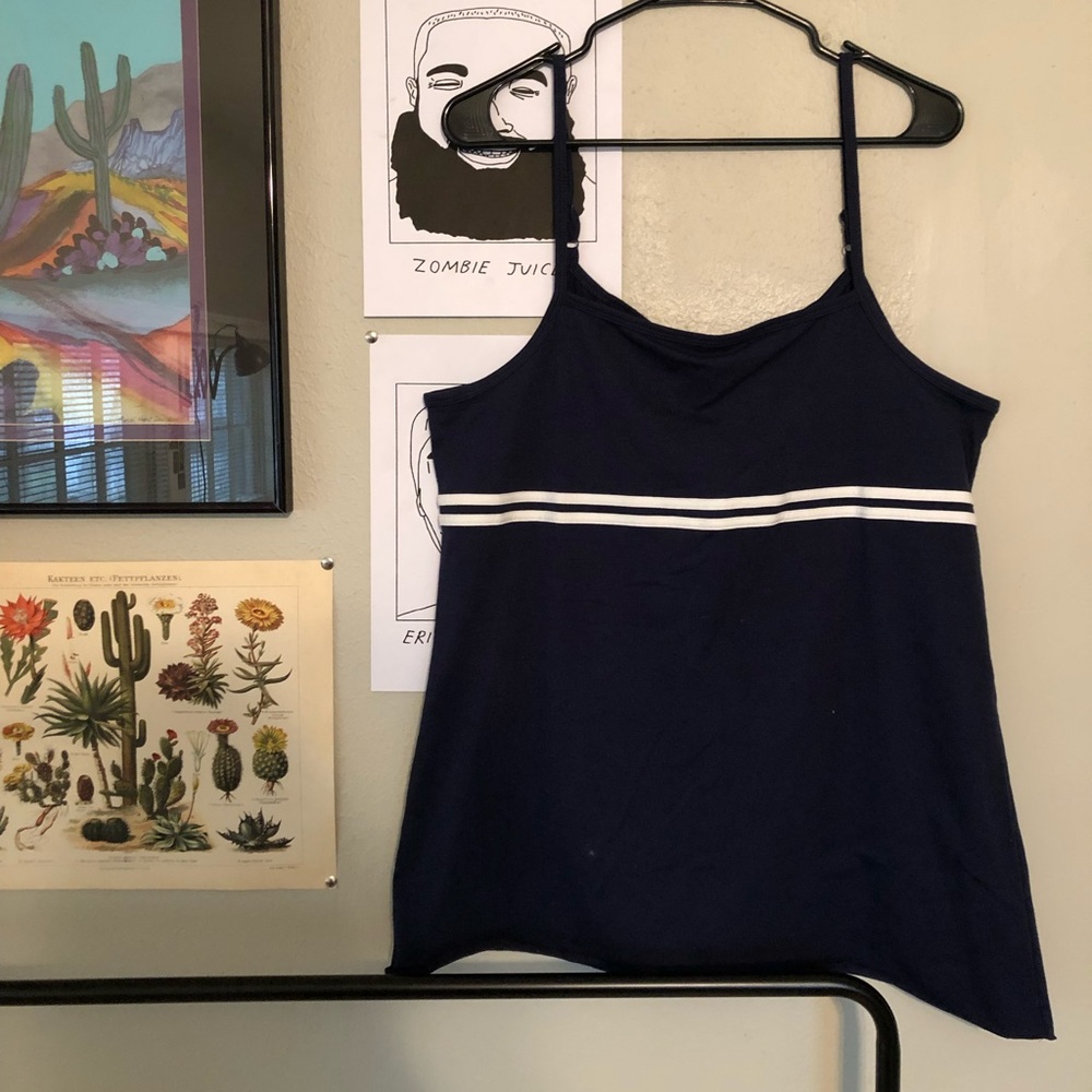 Blue & White Mini Dress